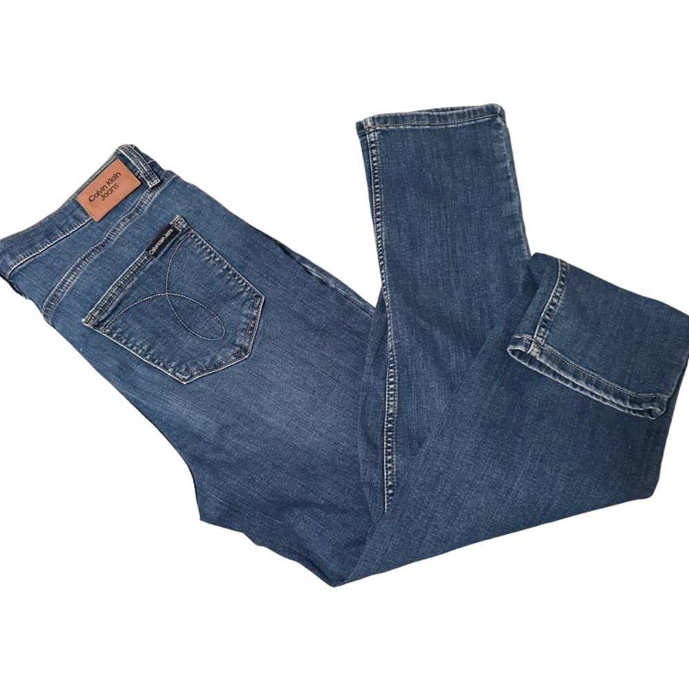 Vintage 90’s Calvin Klein High Rise Waisted Straight Leg Slim Jeans Cotton
